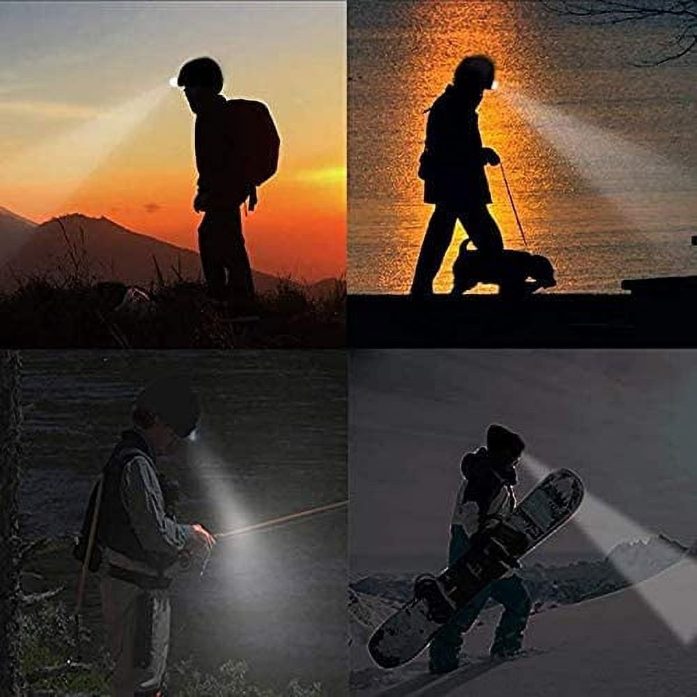 7MD Unisex Beanie Hat With Rechargeable LED Light