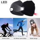 7MD Unisex Beanie Hat With Rechargeable LED Light