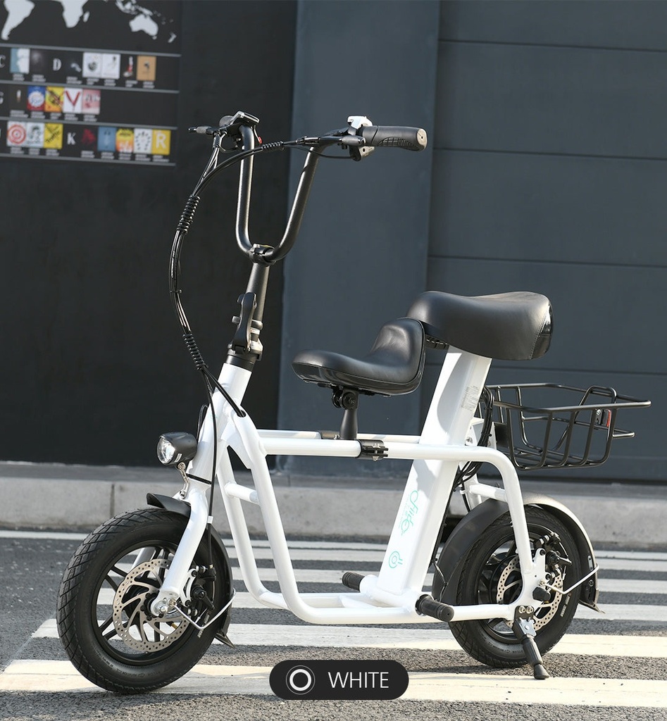 Fiido Electric Scooter Bike With Extra Child Seat