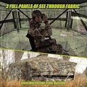 Portable 2-3 Person See-Through Tent For Camping & Hunting