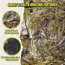 Portable 2-3 Person See-Through Tent For Camping & Hunting