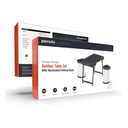 Porodo Portable Outdoor Table Set (Table + 2 Stools) | PD-CFDLDSTS- GY |