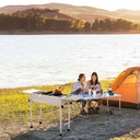 Porodo Lifestyle Camping Portable Charcoal Grill/Carbon Oven - White | PD-LCPCGO-WH |