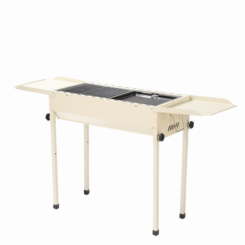 Porodo Lifestyle Camping Portable Charcoal Grill/Carbon Oven - White | PD-LCPCGO-WH |