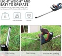 BOSS Cordless Hedge Trimmer Brushless, Electric Shrub Cutter, Grass Trimming with Rechargeable Battery & Charger for Effortless Use | BS123JB267-3 |