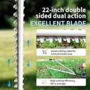 BOSS Cordless Hedge Trimmer Brushless, Electric Shrub Cutter, Grass Trimming with Rechargeable Battery & Charger for Effortless Use | BS123JB267-3 |