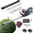 BOSS Cordless Hedge Trimmer Brushless, Electric Shrub Cutter, Grass Trimming with Rechargeable Battery & Charger for Effortless Use | BS123JB267-3 |