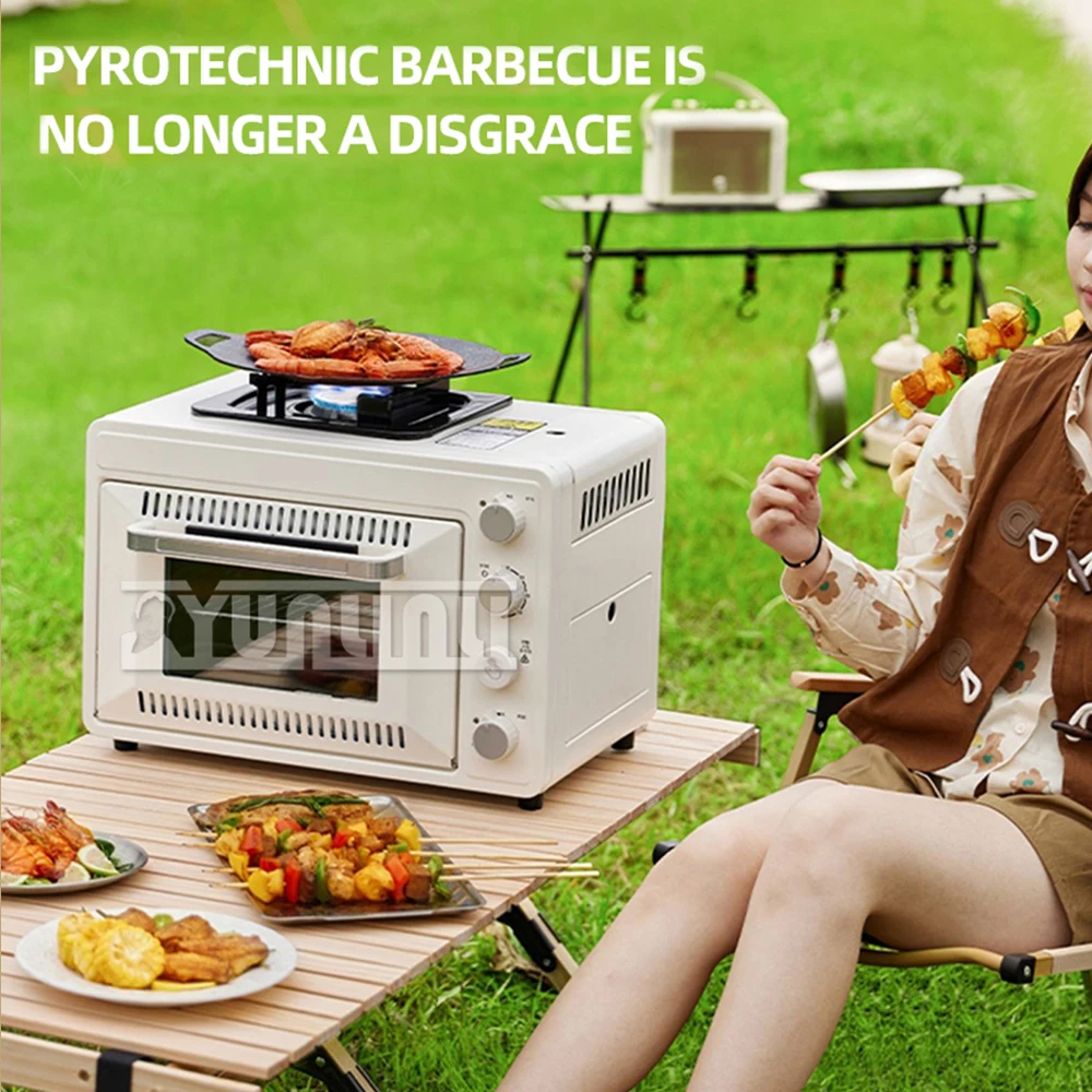 Multi-Functional Portable Camping Gas Oven & Stove, Grill, Baking, Cooking, Frying Model: FD998