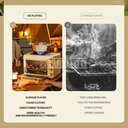 Multi-Functional Portable Camping Gas Oven & Stove, Grill, Baking, Cooking, Frying Model: FD998