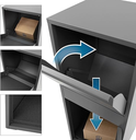 Parcel Delivery Box With Money Locker For Home Use (AS-158)