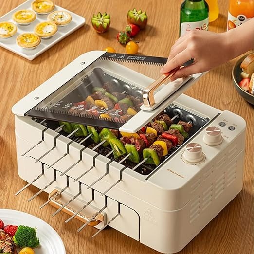 Automatic Rotary Electric Barbecue Grill & Skewer Machine | LC-AS6 |