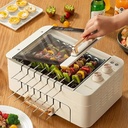 Automatic Rotary Electric Barbecue Grill & Skewer Machine | LC-AS6 |