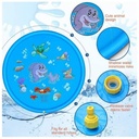Splash and Sprinkler Water Pad Inflatable Outdoor Water Spray Mat 170cm 68in