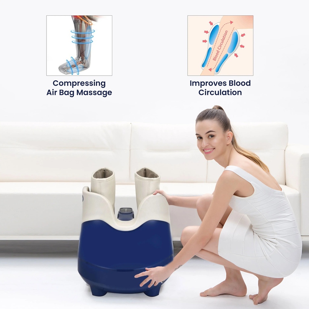 Leg and Foot Massager with Heat, Airbag, Roller