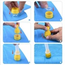 Splash and Sprinkler Water Pad Inflatable Outdoor Water Spray Mat 170cm 68in