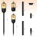 Portable Outdoor 5W LED Flickering Flame Torch Wireless Speaker with Pole and Ground Stake | MX-OS021 |
