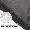 Outdoor Lounger Cot Bed for Sleeping with Carry Bag, Portable Camping Bed for Outdoor Camping Office Use, Supports 300 lbs