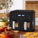 7MD Digital Air Fryer, Dual Baskets With 9L Capacity Model: 7MD910D