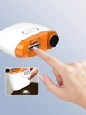 7MD Electric Nail Clipper, 2 in 1 Rechargeable Nail Clipper & Trimmer With Light Model: D606