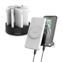 Powerology 8 IN 1 Power Bank Terminal 8x 10000mAh QC Wireless Power Bank (PPBCHA2681BK)