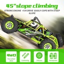 Wltoys Remote Control Race Car, Remote Climbing Over Obstacles King, Waterproof Car RTR Version 4WD, 50KM/H, 1:12 Scale (No.12427) AGES14+