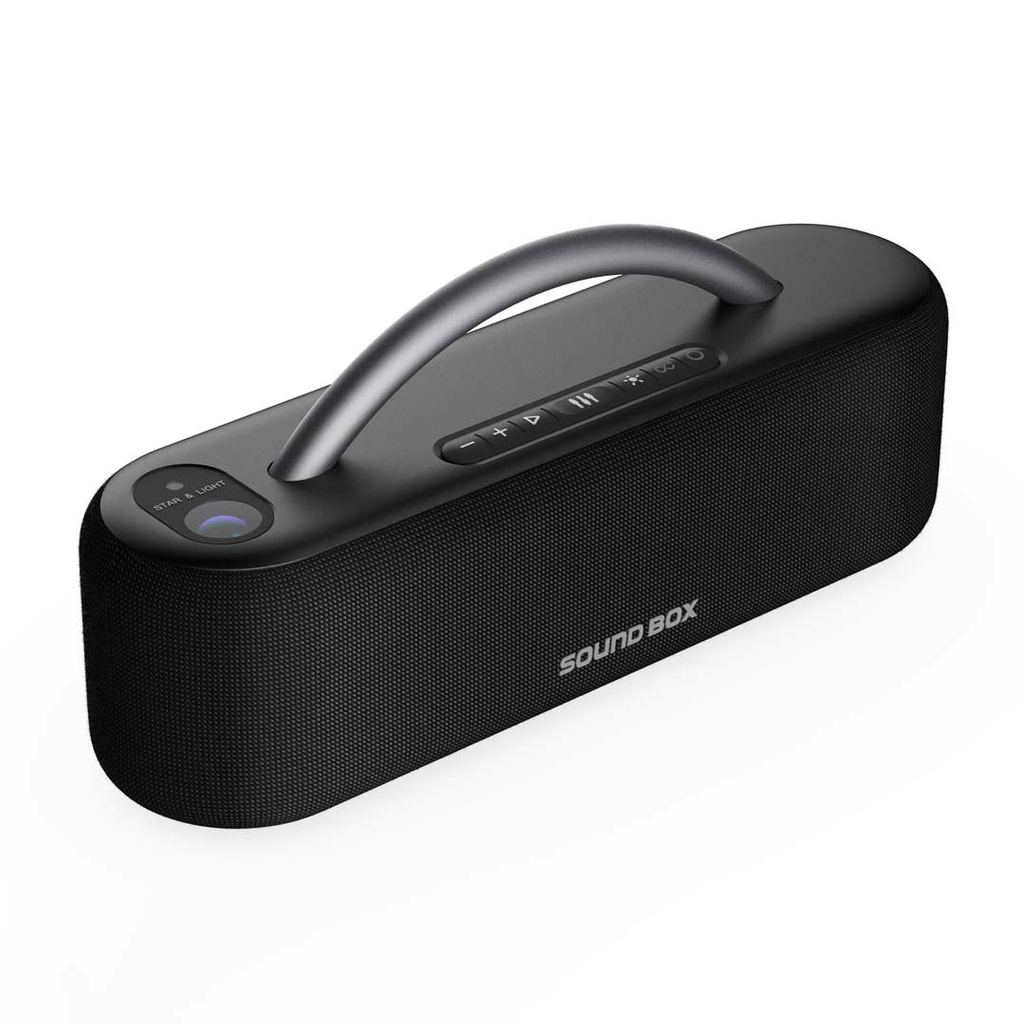 Porodo Soundtec Star Light Portable Speaker - Black | PD-GALACTIC-BK |
