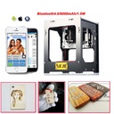 DK-BL 1500mW mini DIY Laser Engraving Machine Print Engraver Bluetooth 4.0 with High Precision for iOS iPhone Laptop PC