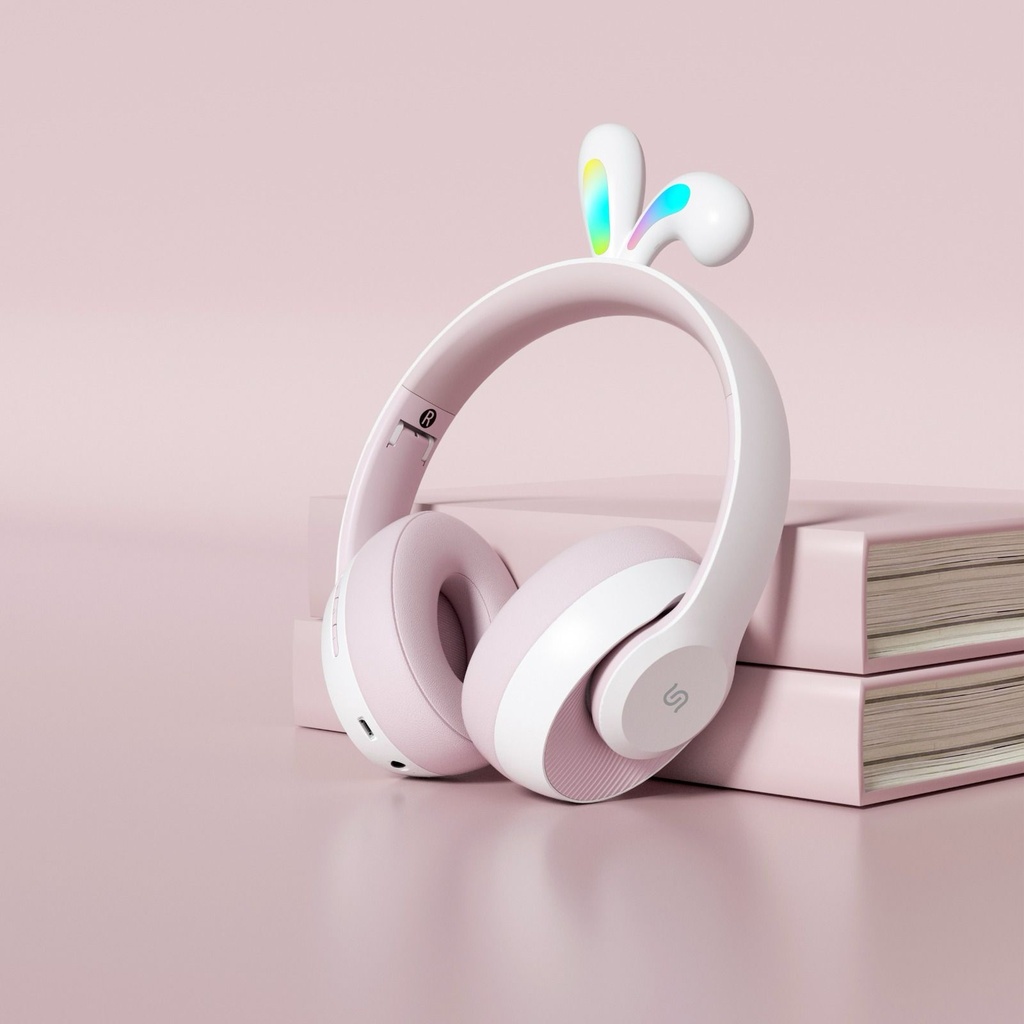Porodo Kids Wireless Headphone, Rabbit Ears LED Lights | PD-STKNCRE |