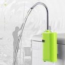 Portable Smart Water Pump Rechargeable 2600mAh, Outdoor Camping Indoor Induction LED Lighting Water Pump | QSQ-2 | White