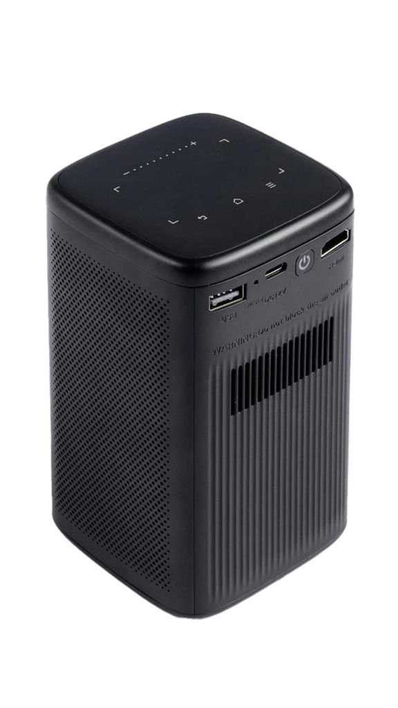 Porodo Android 9.0 960*540P DLP Portable Projector - Black | PD-LSDLPP-BK |