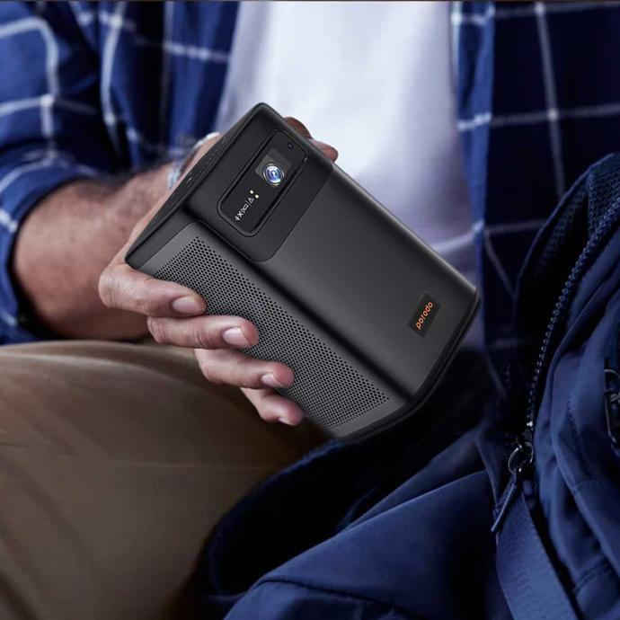 Porodo Android 9.0 960*540P DLP Portable Projector - Black | PD-LSDLPP-BK |