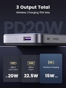 UGREEN Magsafe Power Bank 10000mAh, Wireless Portable Charger 15W with Kickstand Magnetic, PD 20W USB-C Fast Charging for iPhone | PB206 | 15086 |