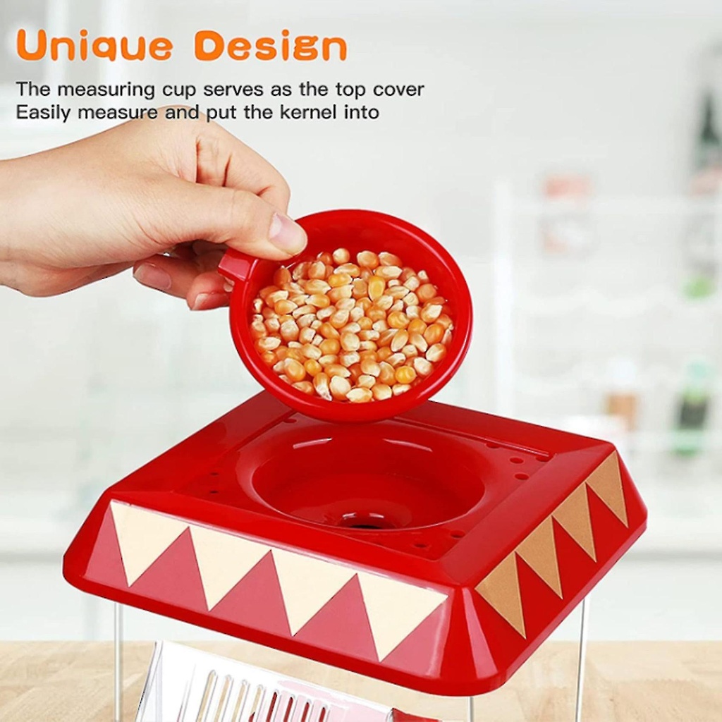 Green Lion Popjoy Popcorn Maker 1200W / 270ML - Red | GNVNTPOPMRRD |