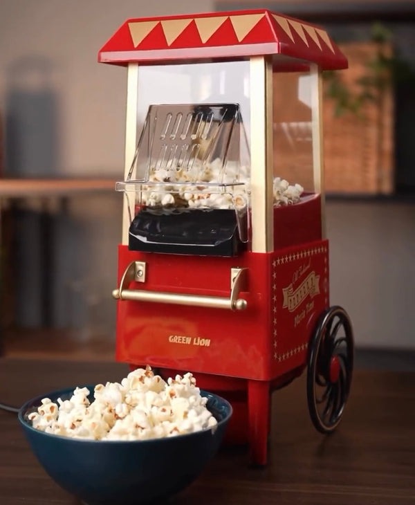 Green Lion Popjoy Popcorn Maker 1200W / 270ML - Red | GNVNTPOPMRRD |