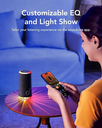 Soundcore Glow Portable Speaker with 30W 360° Sound, Synchronized Radiant Light, 18H Playback, Customizable EQ and Light Show, and IP67 Waterproof | A3166011 |