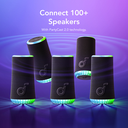Soundcore Glow Portable Speaker with 30W 360° Sound, Synchronized Radiant Light, 18H Playback, Customizable EQ and Light Show, and IP67 Waterproof | A3166011 |