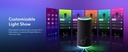 Soundcore Glow Portable Speaker with 30W 360° Sound, Synchronized Radiant Light, 18H Playback, Customizable EQ and Light Show, and IP67 Waterproof | A3166011 |