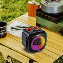 Porodo Soundtec Flash RGB Portable Bluetooth Speaker 16W - Black | PD-STRGBS-BK |