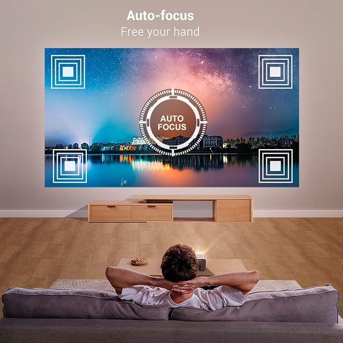 7MD FHD 1600 ANSI Smart Android Projector