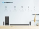 Powerology Immersive Audio 5.1CH Wireless Soundbar | PBAR51WLBK |