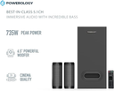 Powerology Immersive Audio 5.1CH Wireless Soundbar | PBAR51WLBK |