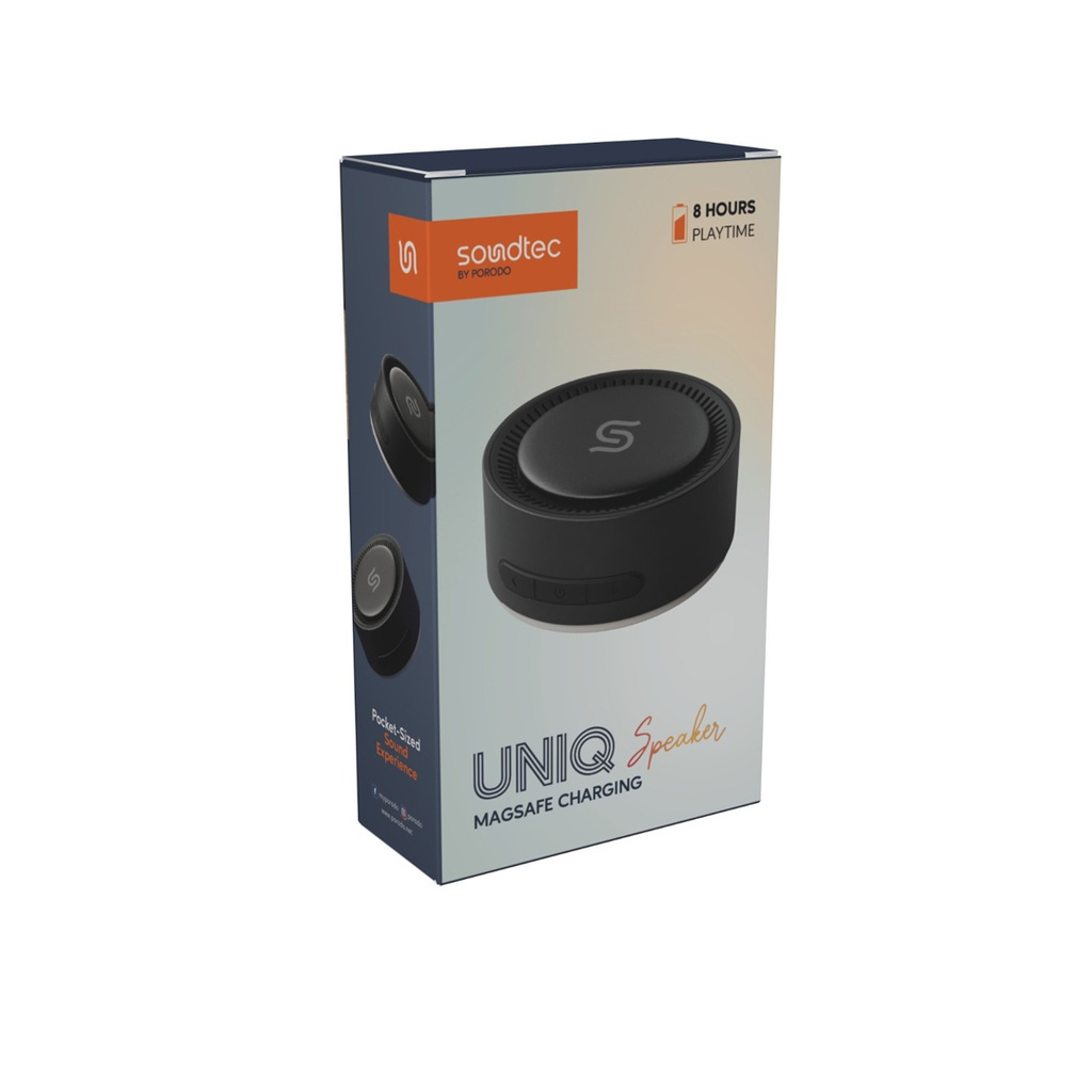 Porodo Soundtec Uniq Magnetic Wireless Charging Bluetooth Speaker | PD-STMWBS |