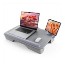 Green Lion Multi-Functional Cushioned Lap Desk 17 Inches - Gray | GNMULFLAPDKGY |