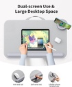 Green Lion Multi-Functional Cushioned Lap Desk 17 Inches - Gray | GNMULFLAPDKGY |