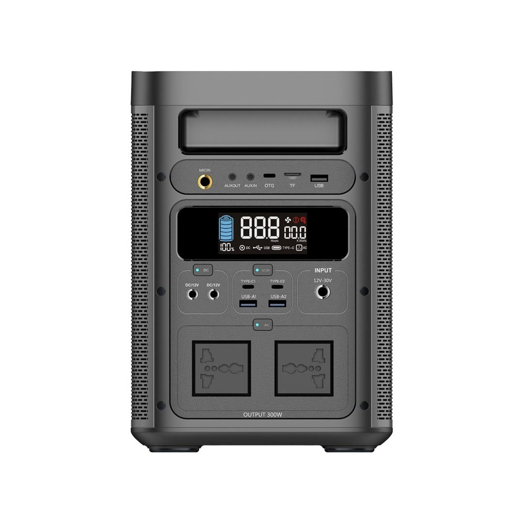 Powerology 90000mAh 300W Portable Generator Integrated Hi-Fi Sound System | PPBCHA37 |