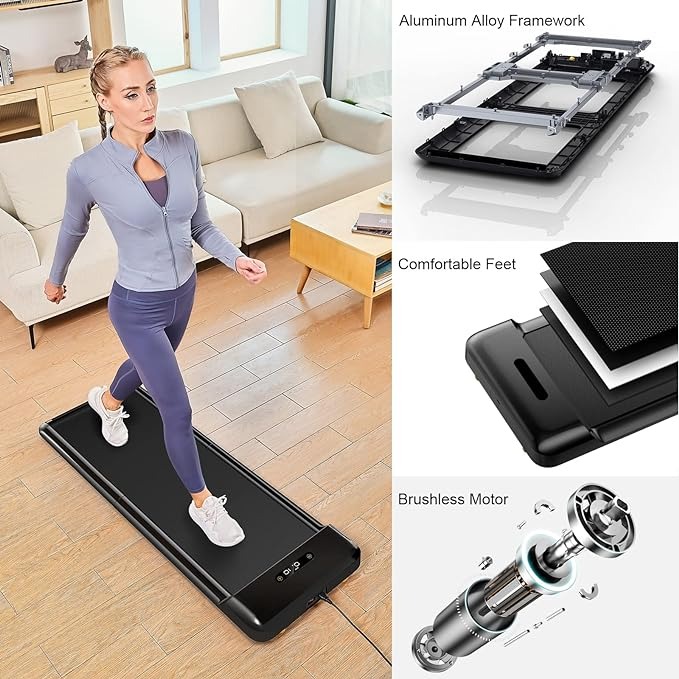 KingSmith WalkingPad S1 Foldable Treadmill 0.5-6 km/h Walking Pad Ultra Slim Portable Treadmill | C2 | WPS1F