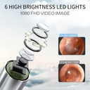 7MD Ear Cleaner Portable Visual Wifi Ear Wax Cleaner Endoscope With Rechargeable Battery | MX8 |