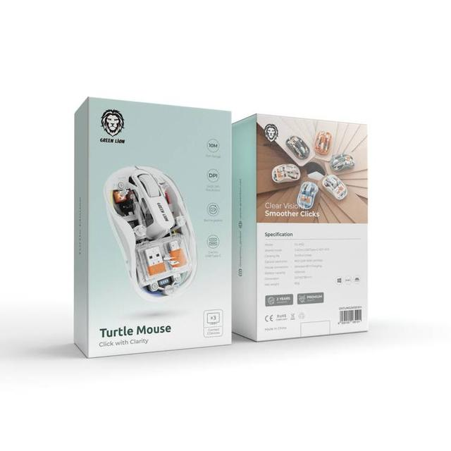 Green Lion Turtle Wireless Mouse | GNTUMS2MSE |