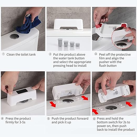 Smart Touchless Toilet Flush Sensor
