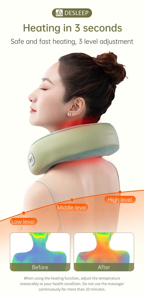 Desleep Rechargeable Neck Massager | DE-N02 |